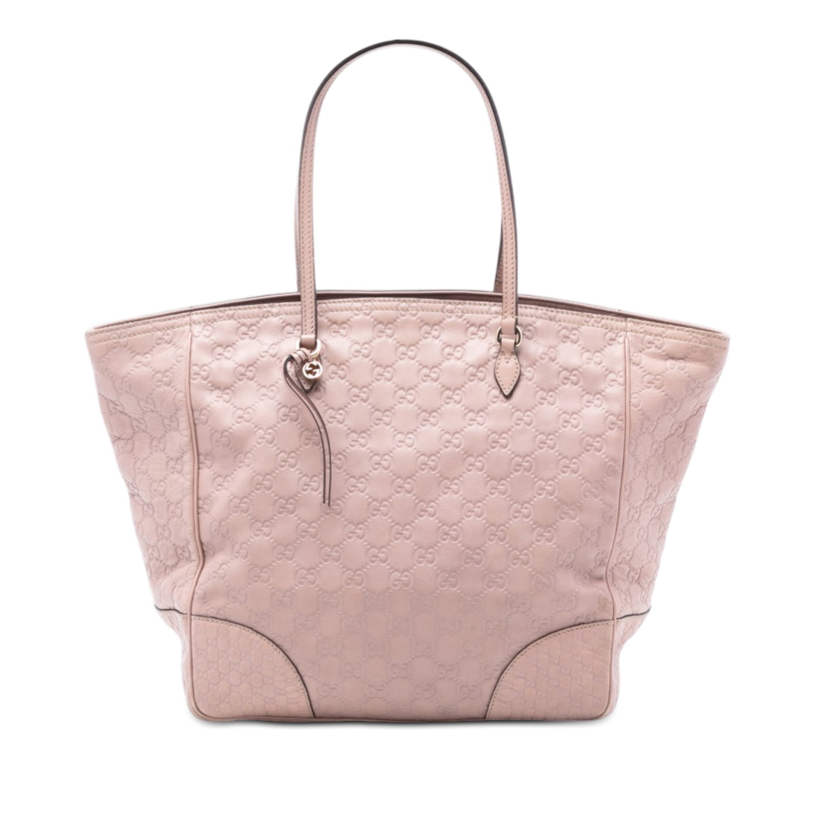 Gucci Bree Tote Pink Embossed Leather Handbag Italy: Gucci Bree Tote Pink Embossed Leather Handbag Italy This Bree tote bag features an embossed leather exterior in pink with flat leather handles and a top zip closure. The spacious interior includes zip