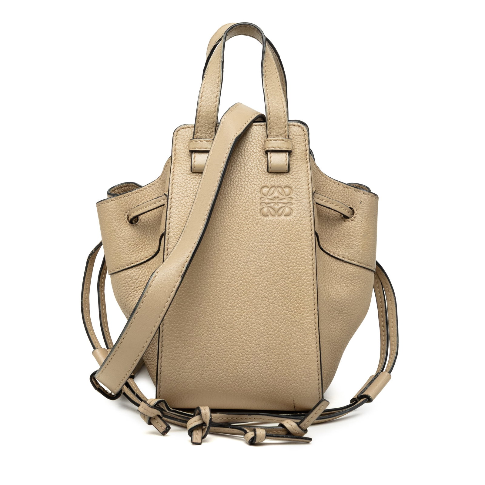 LOEWE Hammock Mini Drawstring Satchel in Grained Calfskin (1 of 7)