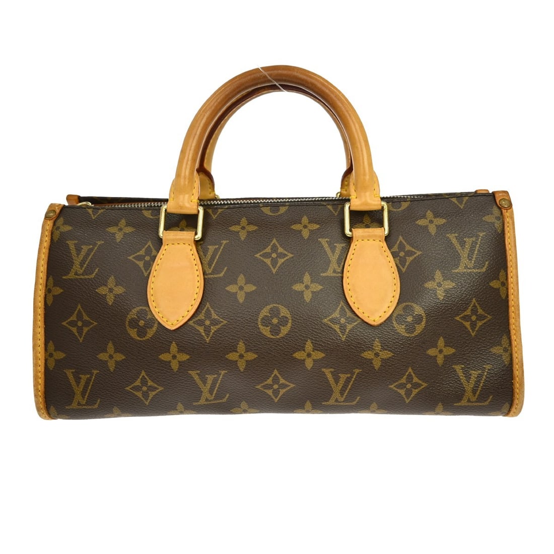 Louis Vuitton Popincourt M40009 Monogram Top Handle Bag: Louis Vuitton Popincourt M40009 Monogram Top Handle Bag Vintage Louis Vuitton Popincourt top handle handbag in brown Monogram canvas with leather trim and double handles. This medium handbag features 