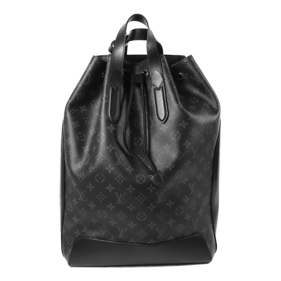 Louis Vuitton M40527 Explorer Backpack Monogram Eclipse Black Gray: Louis Vuitton M40527 Explorer Backpack Monogram Eclipse Black Gray Louis Vuitton Explorer backpack in Monogram Eclipse black and gray PVC coated canvas. This men's rucksack backpack features a structu
