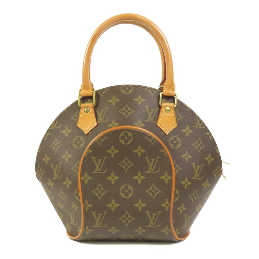 Louis Vuitton Ellipse PM Monogram Handbag M51127 Brown: Louis Vuitton Ellipse PM Monogram Handbag M51127 Brown Louis Vuitton Ellipse PM handbag in brown Monogram and PVC coated canvas. It features a regular size, brown frame color, and comes with storage b