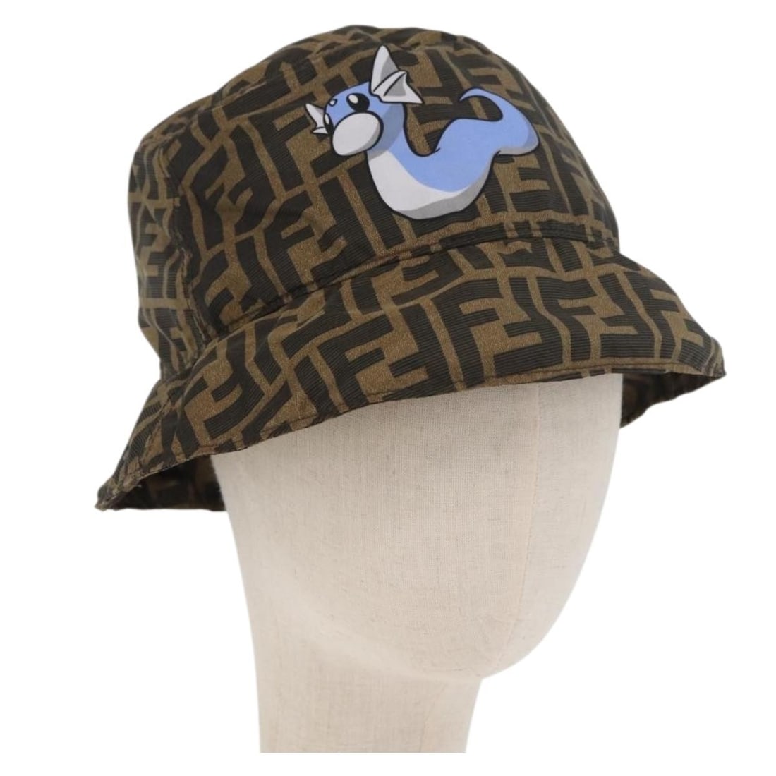 Fendi Zucca Canvas Bucket Hat Brown Black Made in Italy: Fendi Zucca Canvas Bucket Hat Brown Black Made in Italy FENDI x FRGMT x POKEMON Zucca canvas bucket hat in brown and black. Made in Italy, this women's hat comes with a dust bag and item box. It is in