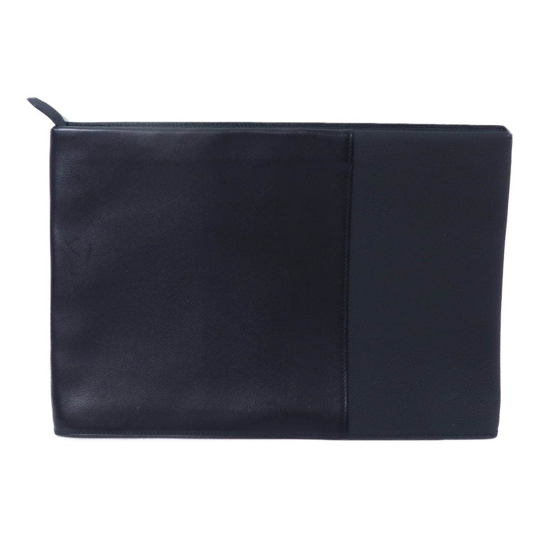 Hermes Manhattan Duo 35 Noir clutch bag calfskin PHW: Hermes Manhattan Duo 35 Noir clutch bag calfskin PHW Hermes Manhattan Duo 35 clutch bag in noir black calfskin with palladium-tone hardware. This women's clutch is crafted in France and features an ex