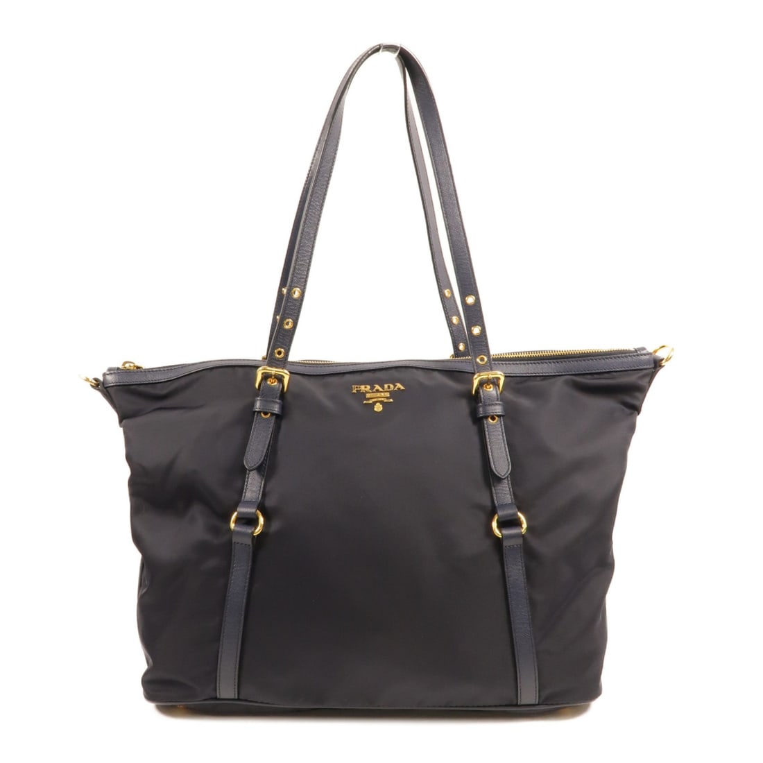 Prada BR4253 Blue Nylon Shoulder Tote Bag for Women: Prada BR4253 Blue Nylon Shoulder Tote Bag for Women Prada women's shoulder bag tote in blue nylon with a practical interior layout and included storage bag. Made in Italy, this shoulder bag features o