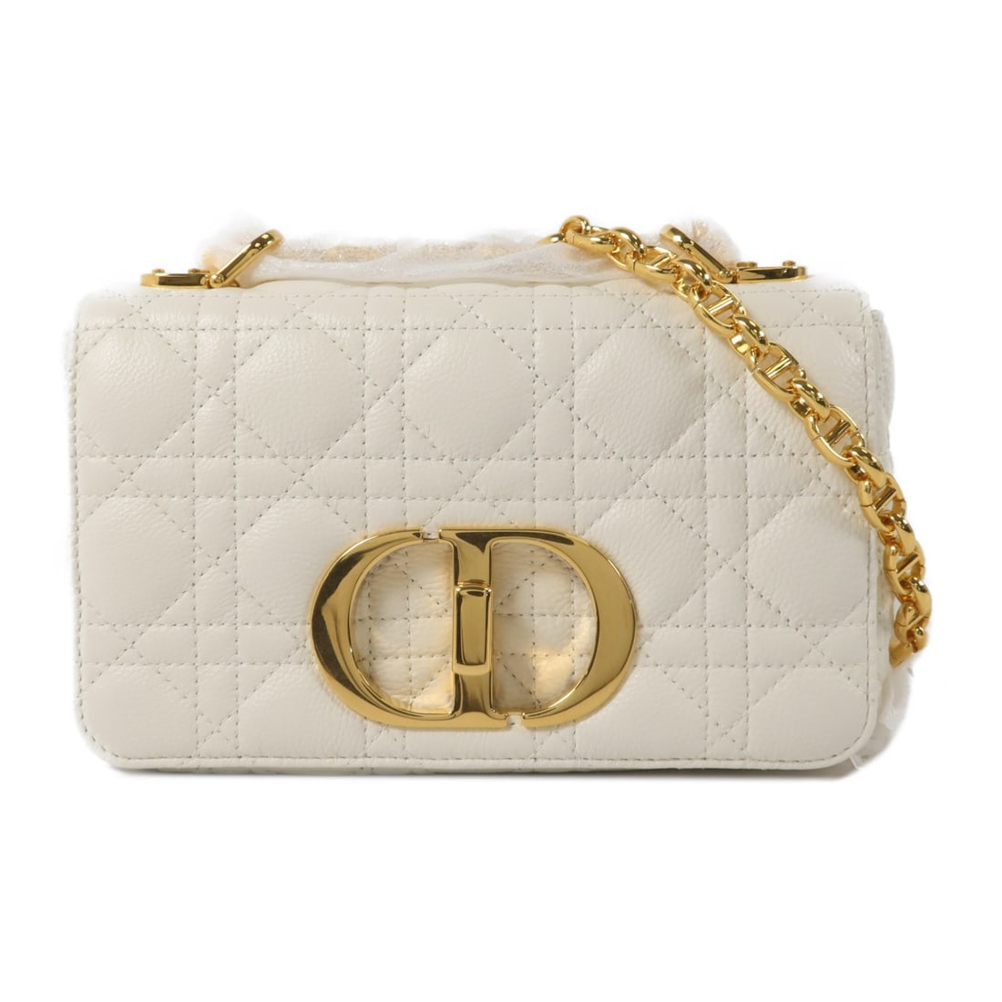 Dior Dior Caro Small White Calfskin Shoulder Bag CD GHW M9241UWHC_M35U (1 of 16)