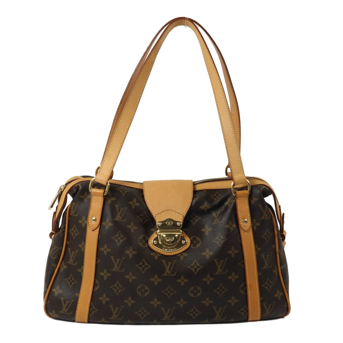 Louis Vuitton Stresa PM Monogram Shoulder Bag M51186 Brown: Louis Vuitton Stresa PM Monogram Shoulder Bag M51186 Brown Louis Vuitton Stresa PM shoulder bag in brown Monogram PVC coated canvas. This women's bag features a shoulder-carry design with interior ope