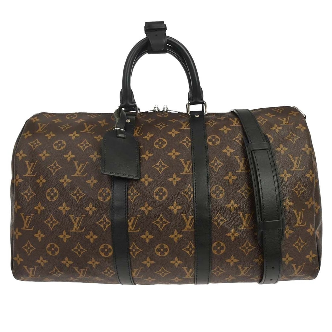Louis Vuitton Keepall 45 Bandouliere Monogram Macassar Travel Duffle M56711: Louis Vuitton Keepall 45 Bandouliere Monogram Macassar Travel Duffle M56711 Vintage Louis Vuitton Keepall 45 Bandouliere in Monogram Macassar, designed as an extra large unisex duffle bag for travel. 