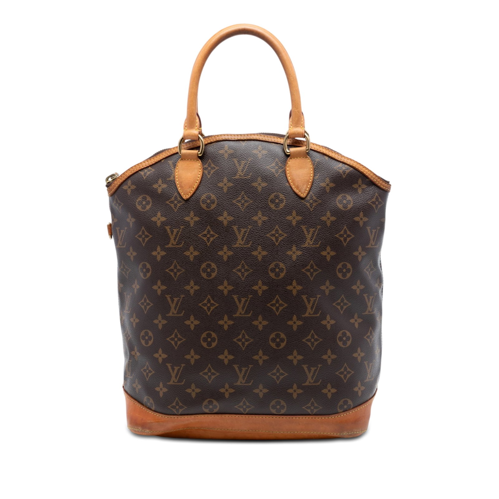 Louis Vuitton Lockit Vertical Monogram Canvas Tote Bag: Louis Vuitton Lockit Vertical Monogram Canvas Tote Bag Louis Vuitton Monogram Lockit Vertical bag crafted with a monogram canvas body, rolled vachetta leather handles, a top zip closure, and interior 