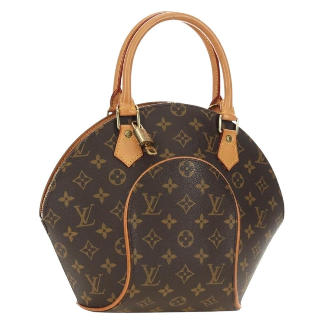 Louis Vuitton M51127 Ellipse PM Monogram Canvas Handbag: Louis Vuitton M51127 Ellipse PM Monogram Canvas Handbag Louis Vuitton Monogram Ellipse PM hand bag in Monogram canvas, made in France. This women's handbag includes a dust bag, padlock, and one key. R