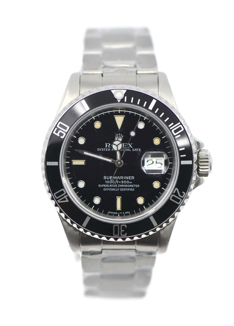 Rolex 16610 Submariner men's automatic stainless steel wristwatch (1 of 5)