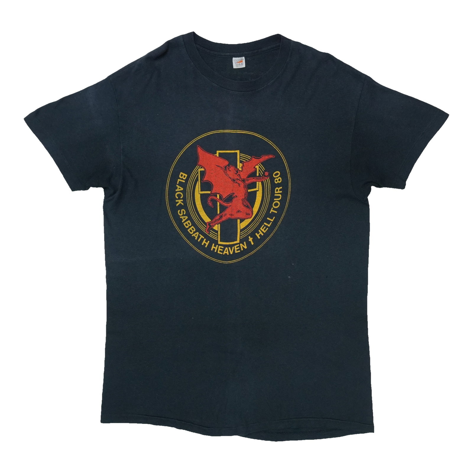 Vintage Black Sabbath Heaven and Hell 1980 Cotton T Shirt XL (1 of 7)