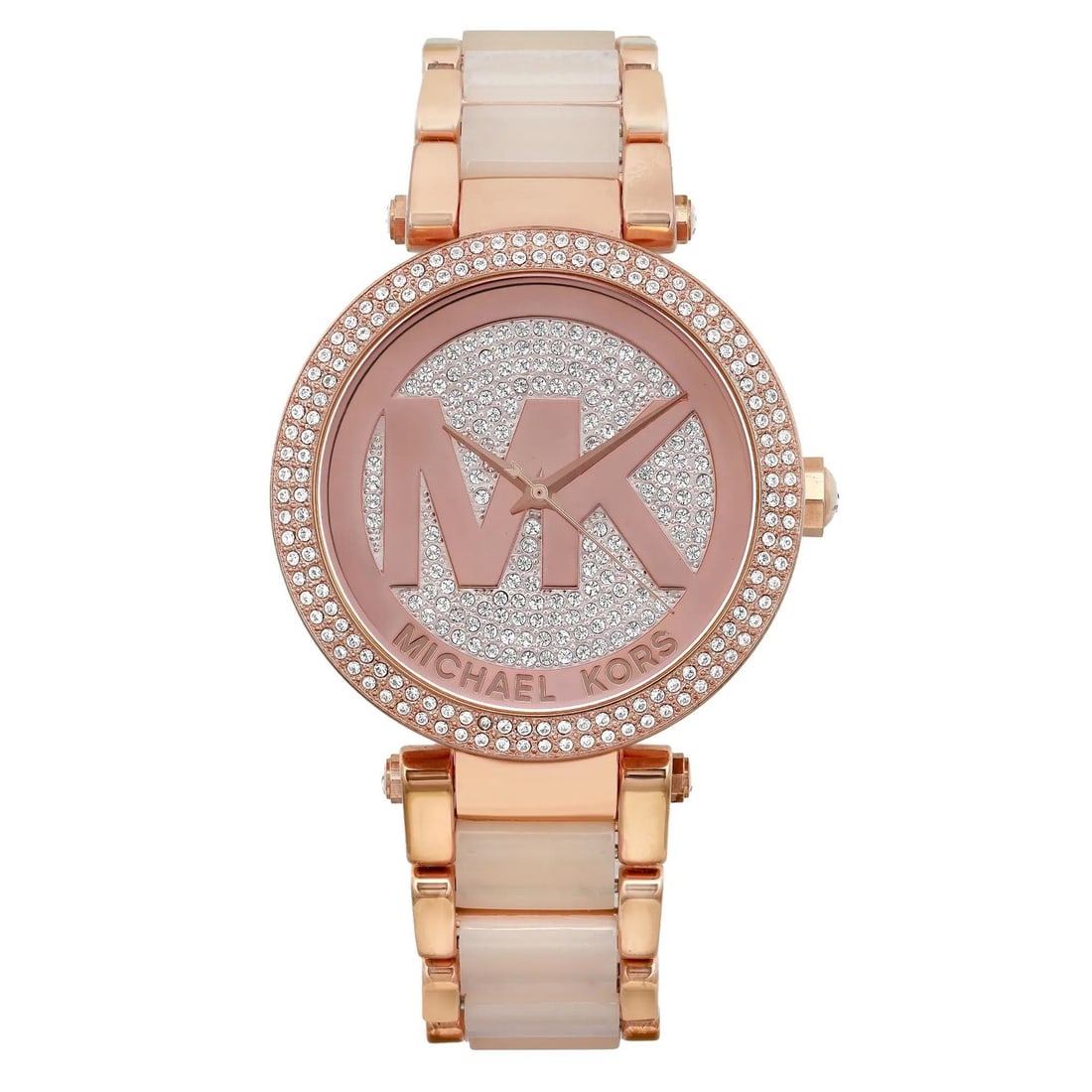 Michael Kors Parker womens rose gold tone quartz bracelet watch MK6176 (1 of 4)