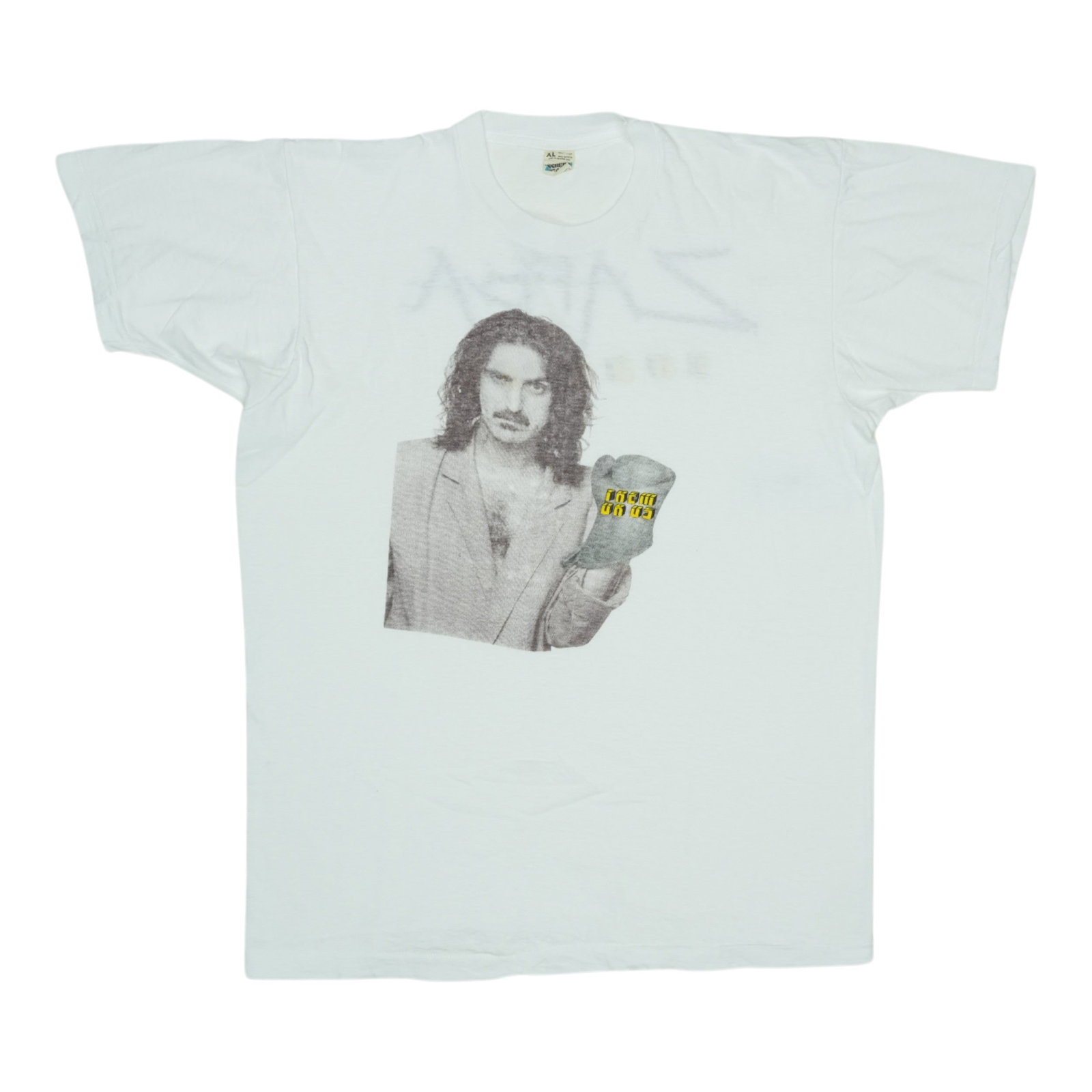 Vintage Frank Zappa 1984 White Cotton Concert T Shirt XL (1 of 6)
