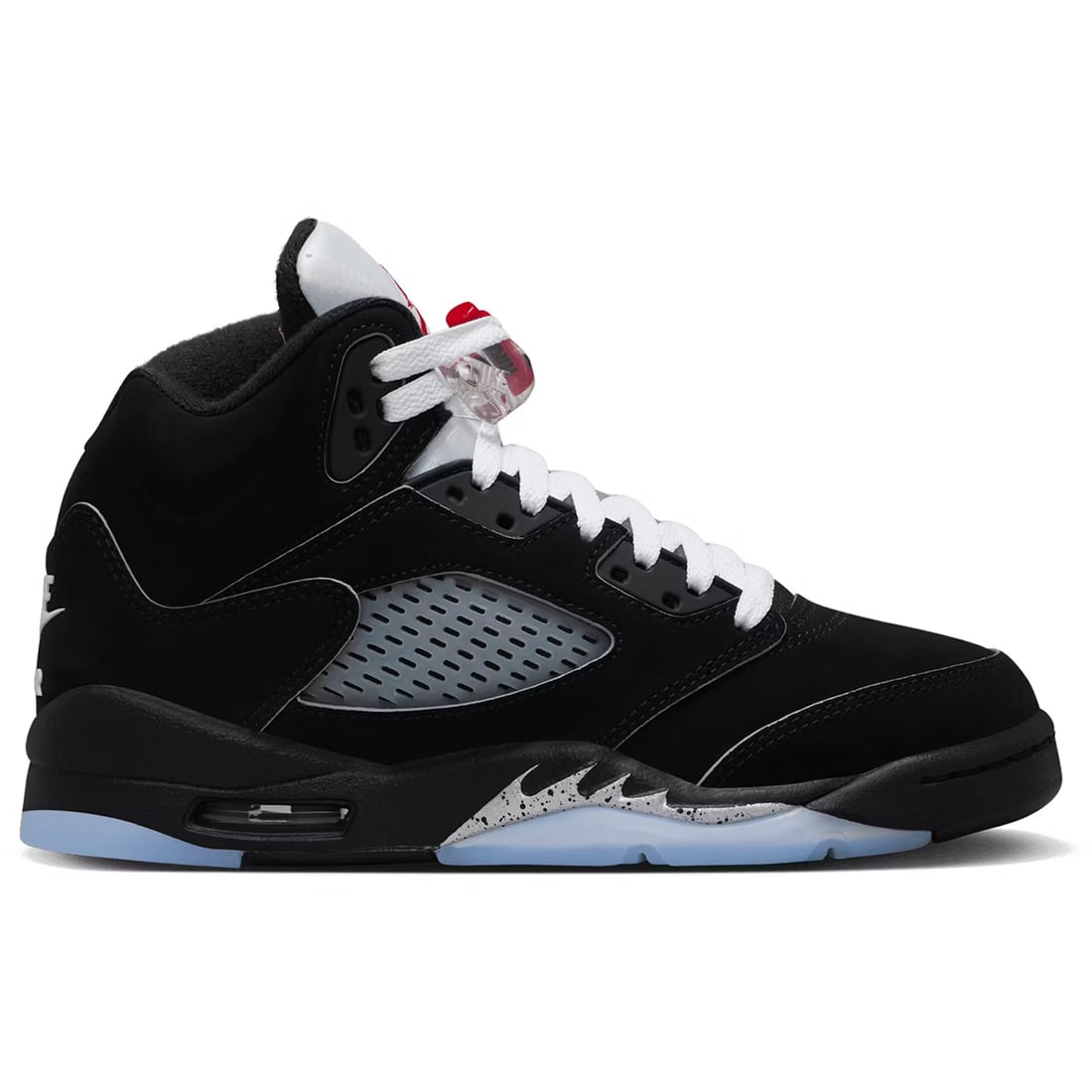 Nike Jordan 5 OG Reimagined GS Black Metallic Sneakers (1 of 1)