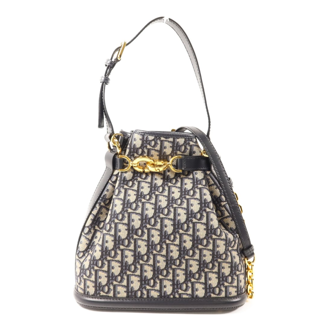 Dior C'est Bag M2271UTZQ Medium 2 Way Shoulder Bag Navy Canvas: Dior C'est Bag M2271UTZQ Medium 2 Way Shoulder Bag Navy Canvas Christian Dior Medium C'est Bag in navy canvas with CD GHW styling. This women's 2-way shoulder bag features a structured design with one