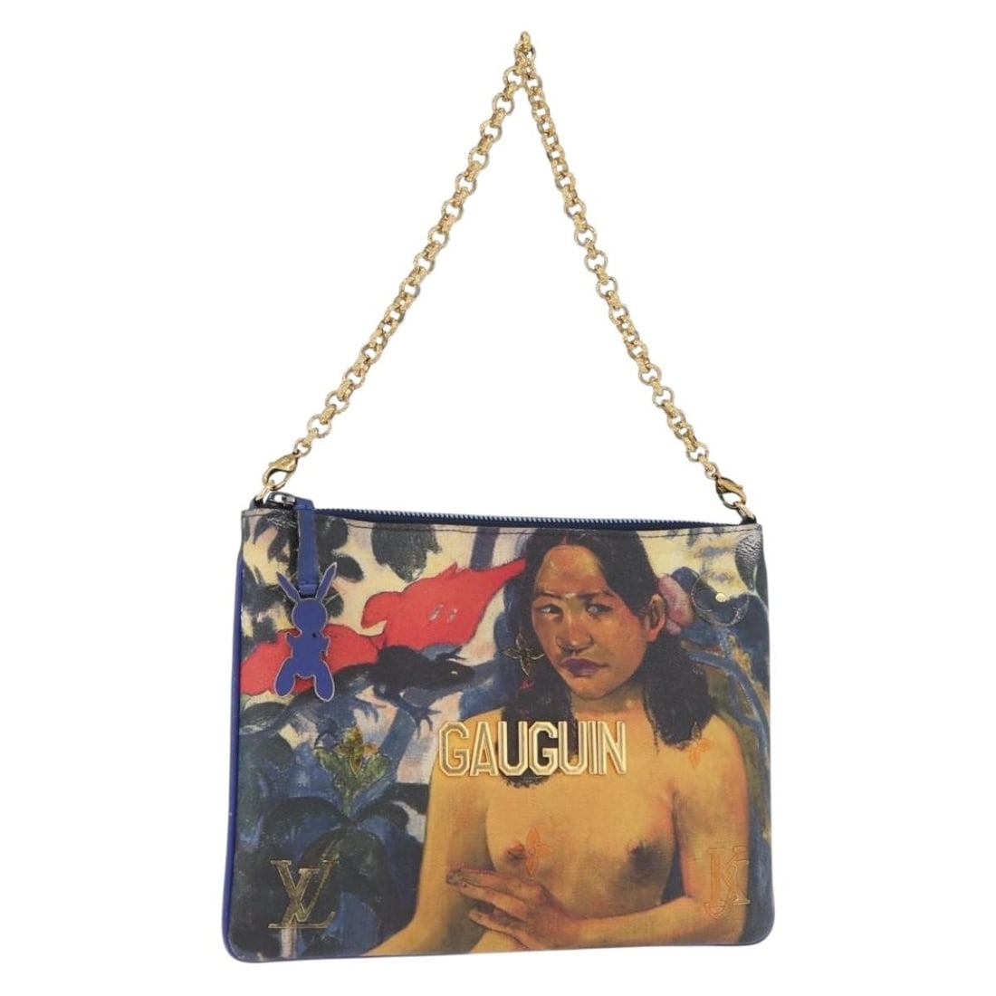 Louis Vuitton Koons Rubens Celty Pochette Plat Monogram Canvas Accessory Pouch: Louis Vuitton Koons Rubens Celty Pochette Plat Monogram Canvas Accessory Pouch This Louis Vuitton Celty Pochette Plat pouch from the Koons Rubens collection is crafted from monogram canvas in a multic