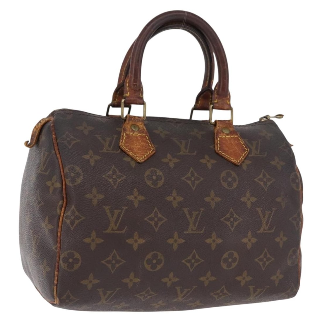 Louis Vuitton M41528 Speedy 25 Monogram Canvas Handbag France: Louis Vuitton M41528 Speedy 25 Monogram Canvas Handbag France Louis Vuitton Speedy 25 handbag in Monogram canvas, made in France. This women's handbag is offered as the item only; box and dust bag are