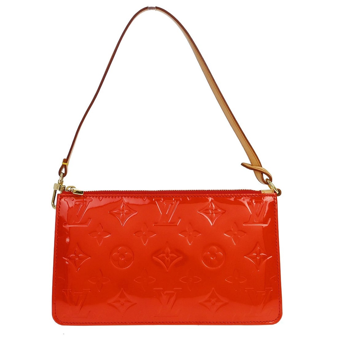 Louis Vuitton Lexington Red Monogram Vernis Patent Leather Top Handle Bag: Louis Vuitton Lexington Red Monogram Vernis Patent Leather Top Handle Bag Vintage Louis Vuitton Lexington handbag in red Monogram Vernis patent leather with leather trim and a top handle. This small z