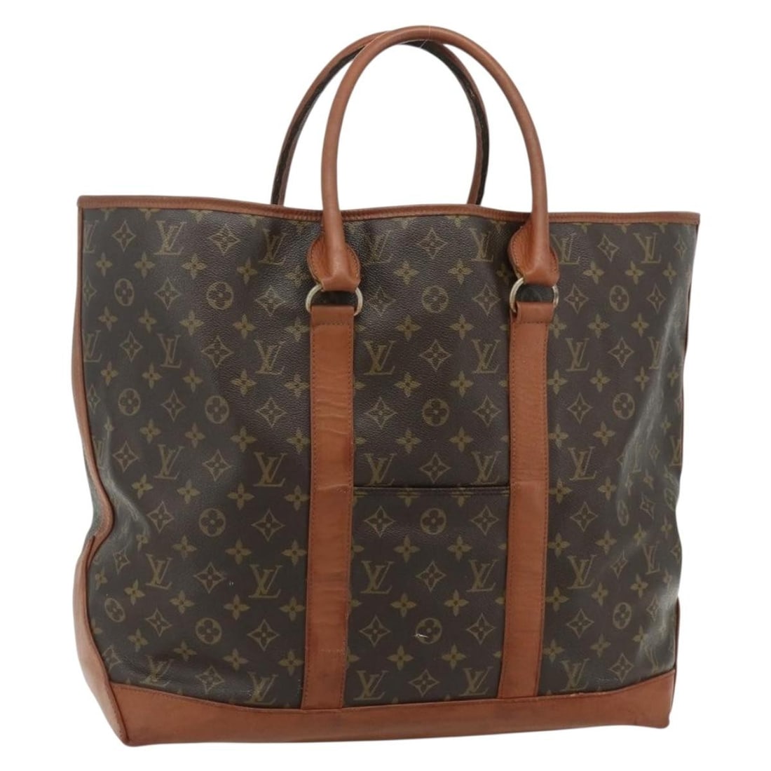 Louis Vuitton M42420 Sac Weekend GM Monogram Canvas Tote: Louis Vuitton M42420 Sac Weekend GM Monogram Canvas Tote Louis Vuitton Monogram Sac Weekend GM tote bag in Monogram Canvas, made in France. This women's tote is identified by product no. M42420 and co