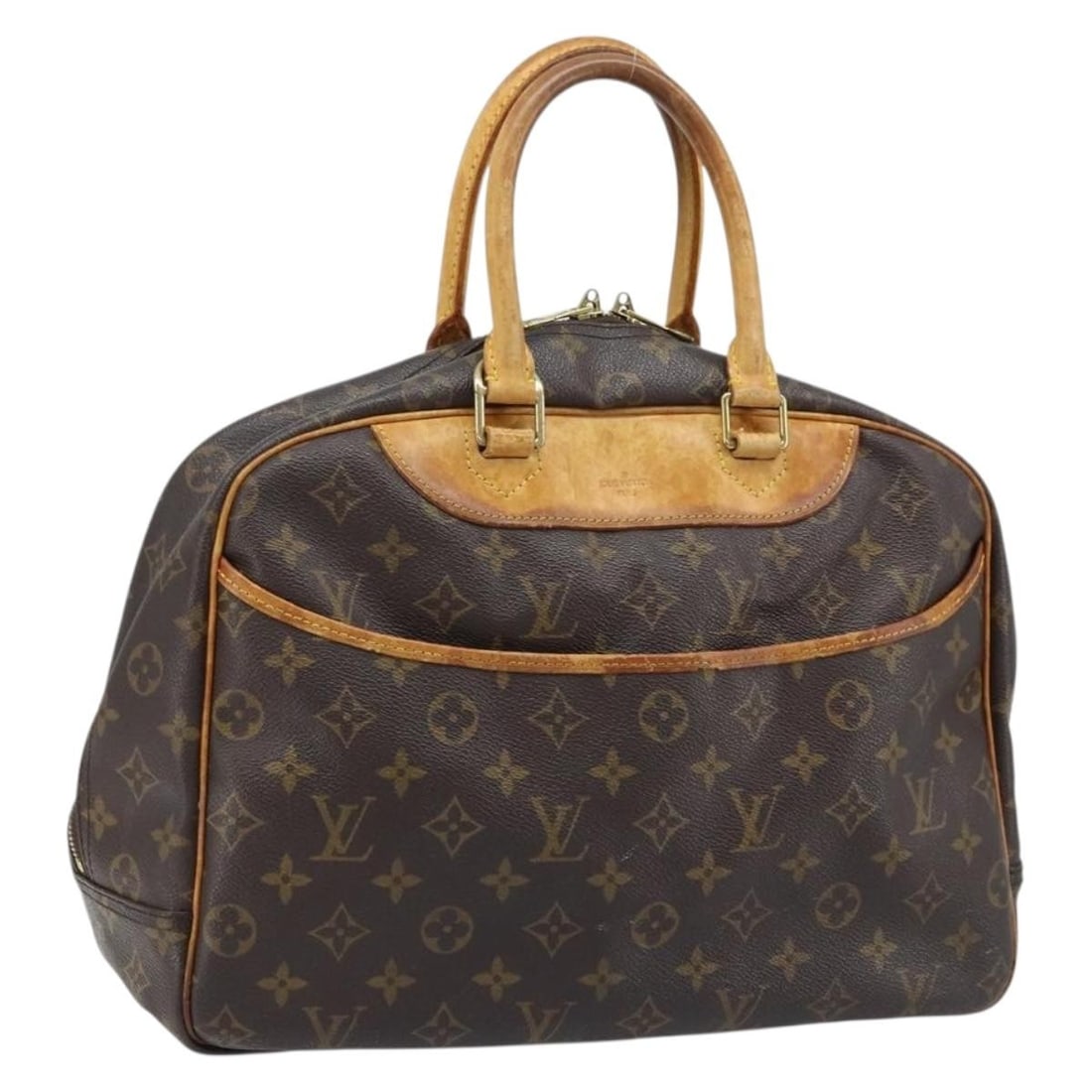 Louis Vuitton M47270 Deauville Monogram Canvas Handbag: Louis Vuitton M47270 Deauville Monogram Canvas Handbag Louis Vuitton Deauville hand bag in Monogram canvas, style number M47270, made in France. This women's bag is sold as the bag only; item box and 