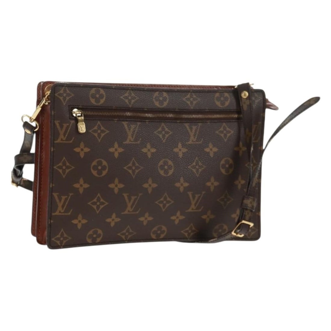 Louis Vuitton Monogram Canvas Angian Shoulder Bag M51205 France: Louis Vuitton Monogram Canvas Angian Shoulder Bag M51205 France This is a Louis Vuitton Monogram Angian Shoulder Bag, model M51205, crafted in France from signature monogram canvas. The bag features a