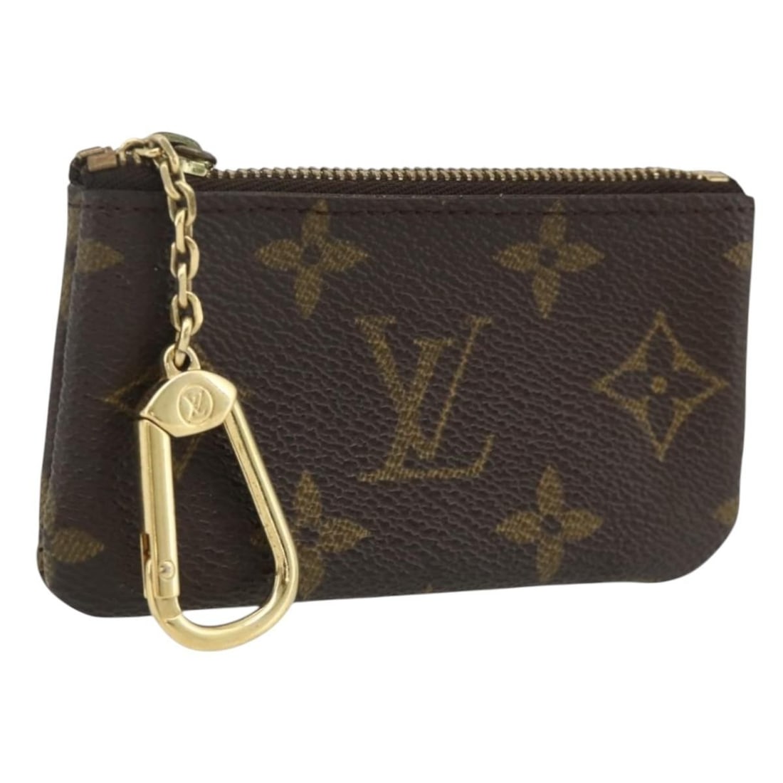 Louis Vuitton M62650 Monogram Canvas Coin Purse Pochette Cles: Louis Vuitton M62650 Monogram Canvas Coin Purse Pochette Cles Louis Vuitton Monogram Pochette Cles coin purse in Monogram canvas, made in Spain. This compact zip coin purse is a heavily used piece wit