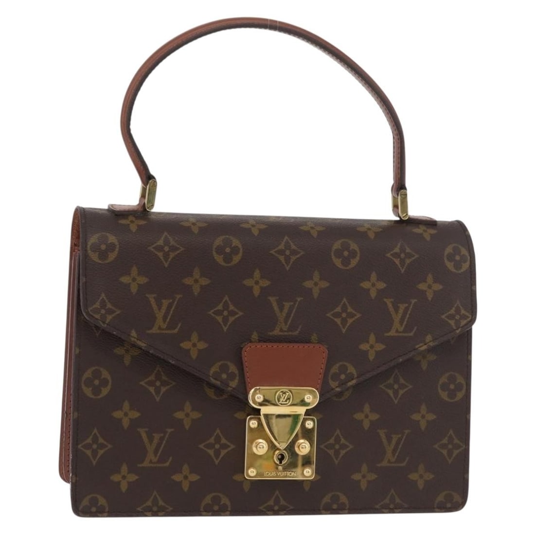 Louis Vuitton M51190 Concorde Monogram Canvas Handbag France: Louis Vuitton M51190 Concorde Monogram Canvas Handbag France Louis Vuitton Monogram Concorde Hand Bag in Monogram Canvas, made in France. This women's hand bag features the Monogram exterior color