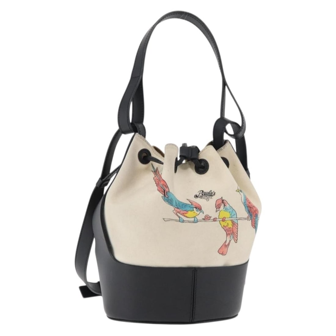 LOEWE Balloon Canvas Shoulder Bag Ivory Silver Spain (1 of 18)