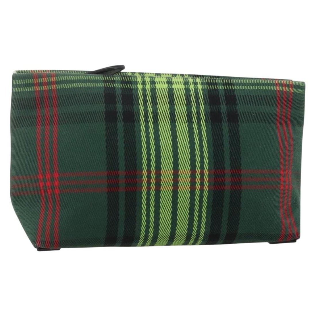 Burberry Nova Check Canvas Clutch Handbag Green Gold Italy: Burberry Nova Check Canvas Clutch Handbag Green Gold Italy Burberry Nova Check clutch bag in green and gold canvas, made in Italy. This women's bag includes only the item shown; item box and dust bag 