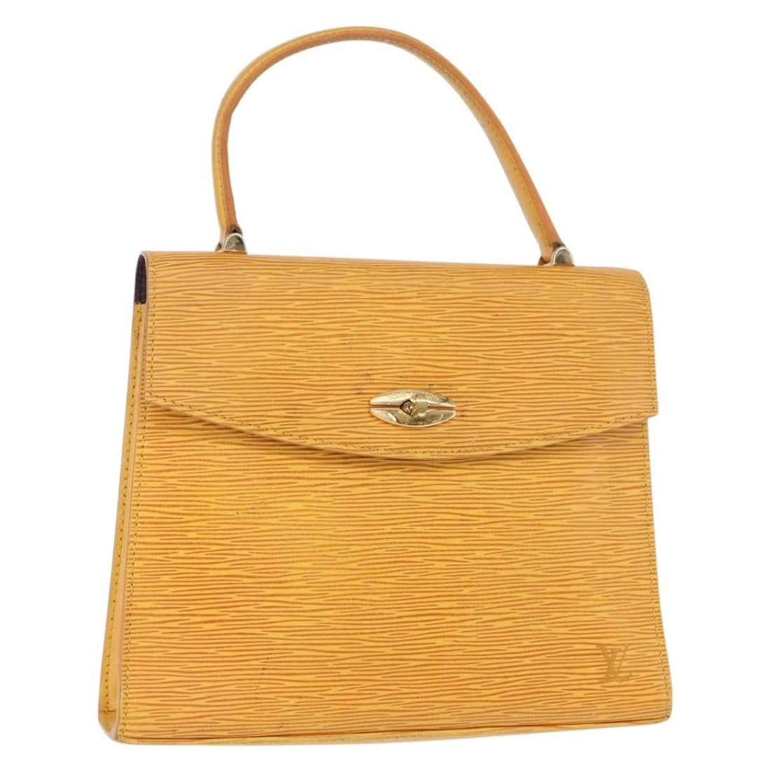 Louis Vuitton M52379 Malesherbes Epi Leather Handbag Tassili Yellow: Louis Vuitton M52379 Malesherbes Epi Leather Handbag Tassili Yellow Louis Vuitton Malesherbes handbag in Epi leather with a Tassili Yellow/Jonne exterior. Made in France, this women's handbag features