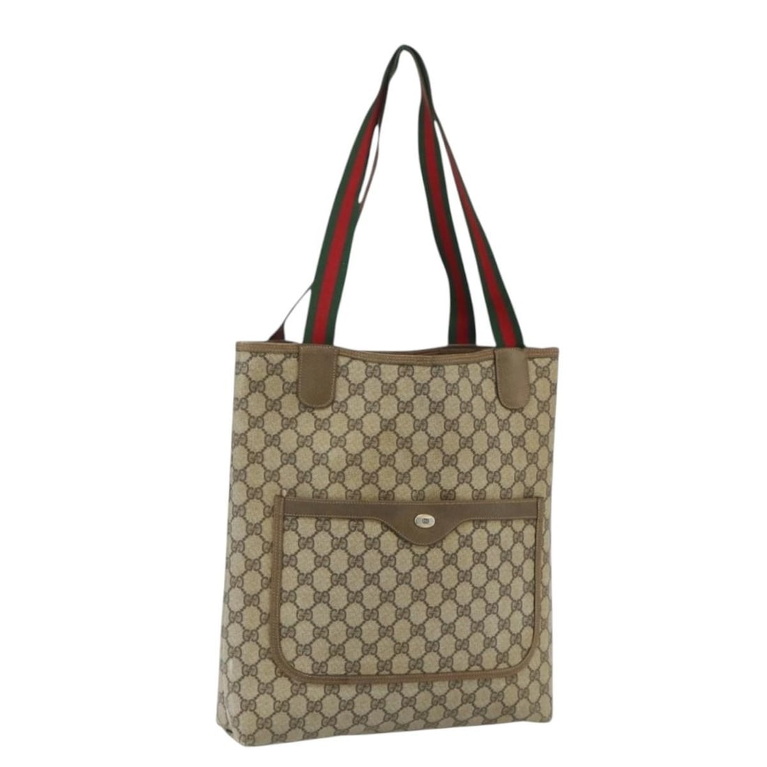 Gucci Sherry Line beige PVC GG canvas tote bag 39 02 003: Gucci Sherry Line beige PVC GG canvas tote bag 39 02 003 This Gucci GG Supreme Web Sherry Line tote bag is crafted from beige PVC leather and GG canvas, offering both style and durability. Designed fo