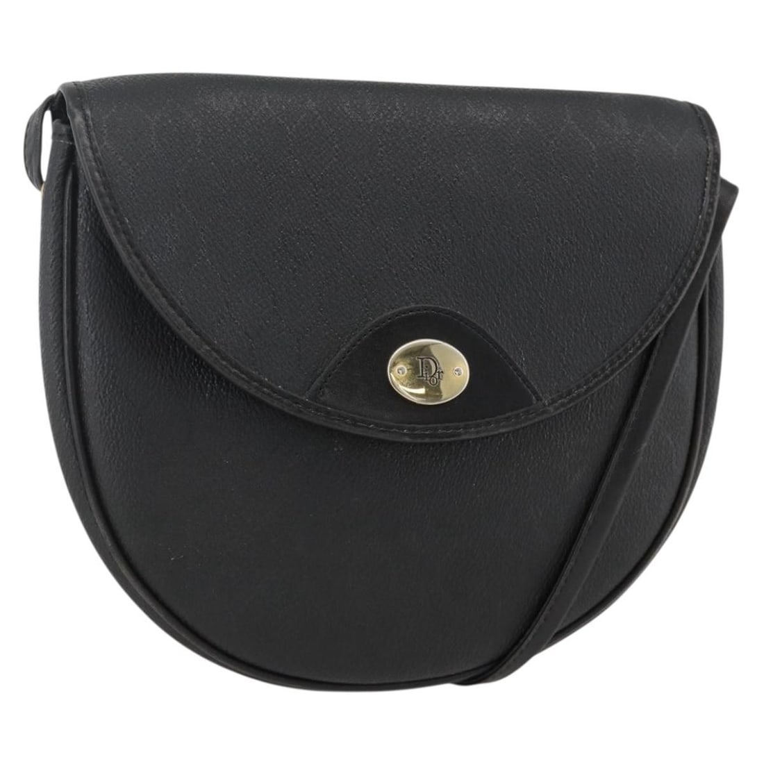 Christian Dior Vintage Honeycomb Flap Black Canvas Bag: Christian Dior Vintage Honeycomb Flap Black Canvas Bag Vintage Christian Dior Honeycomb Flap bag in black coated canvas. This female model measures 19 cm x 18 cm x 5 cm and was made in France. Conditi