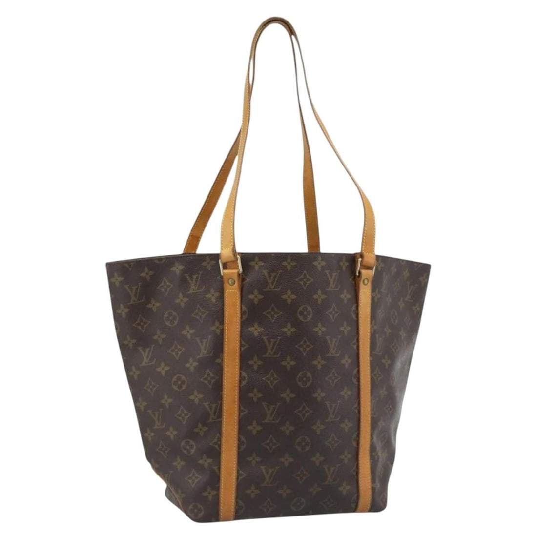 Louis Vuitton M51108 Monogram Canvas Sac Shopping Tote: Louis Vuitton M51108 Monogram Canvas Sac Shopping Tote Louis Vuitton Sac Shopping tote bag in Monogram canvas, made in France. This women's tote is offered without the original box or dust bag and inc