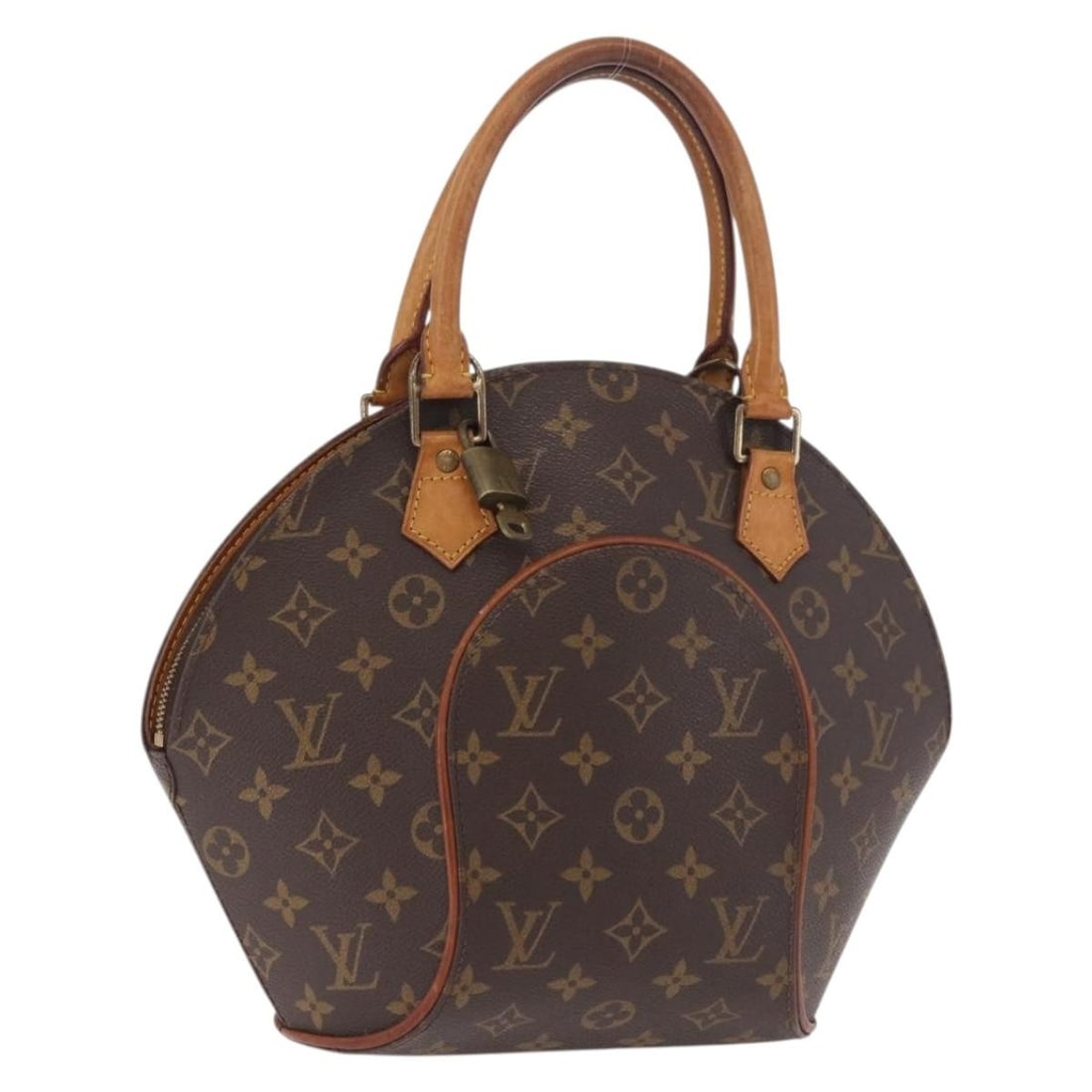 Louis Vuitton Ellipse PM Monogram Canvas Handbag M51127: Louis Vuitton Ellipse PM Monogram Canvas Handbag M51127 Louis Vuitton Monogram Ellipse PM handbag in Monogram canvas, made in France. This women's handbag includes a padlock and one key. Condition is 
