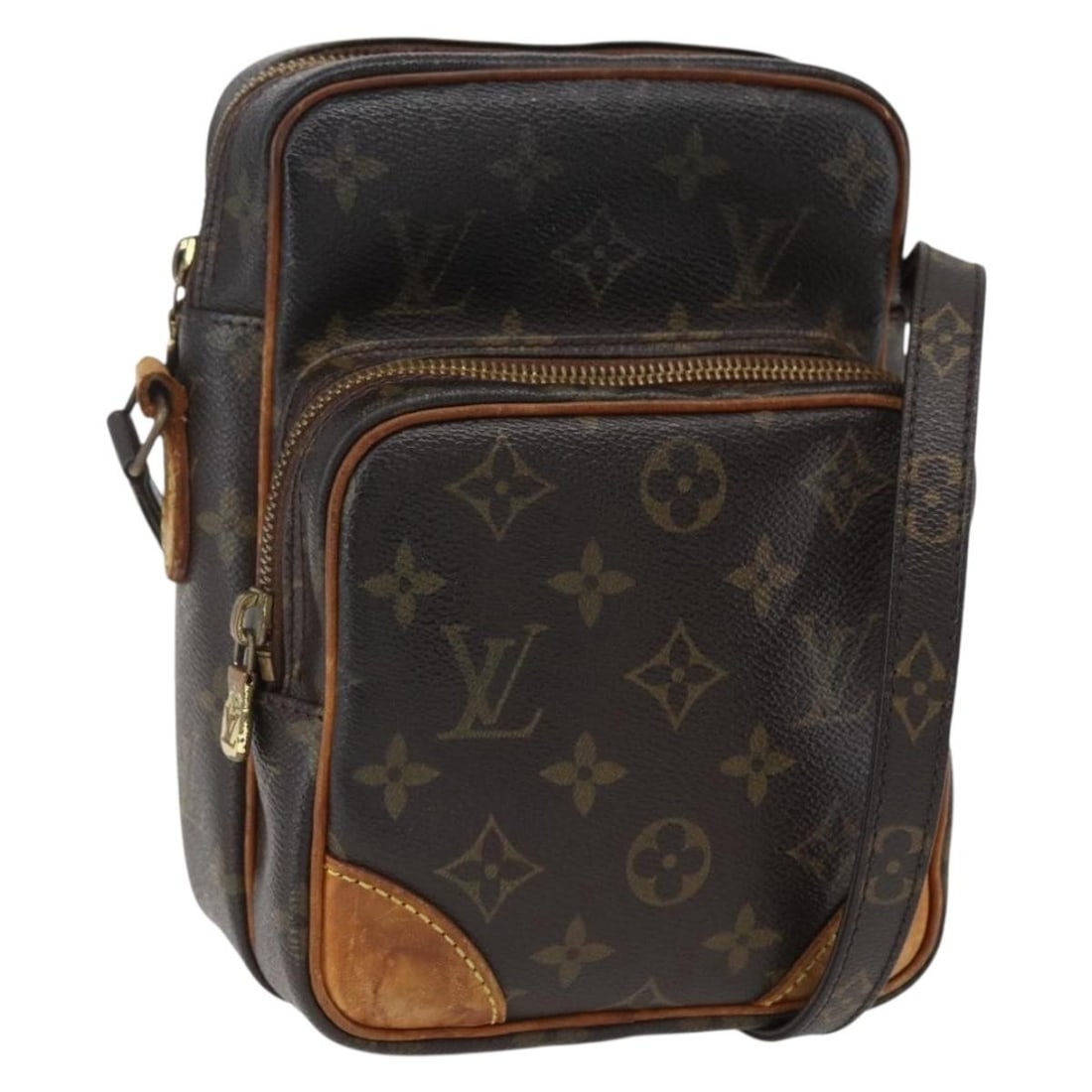 Louis Vuitton M45236 Amazon Monogram Canvas Womens Shoulder Bag (1 of 18)