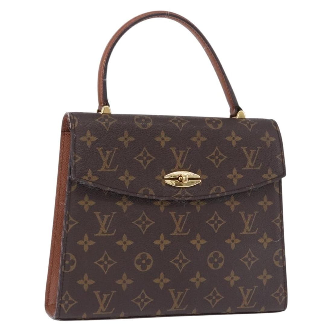 Louis Vuitton M51379 Malesherbes Monogram Canvas Women's Handbag: Louis Vuitton M51379 Malesherbes Monogram Canvas Women's Handbag Louis Vuitton Malesherbes handbag in Monogram canvas, made in France. This women's bag is a heavily used piece with visible wear throug