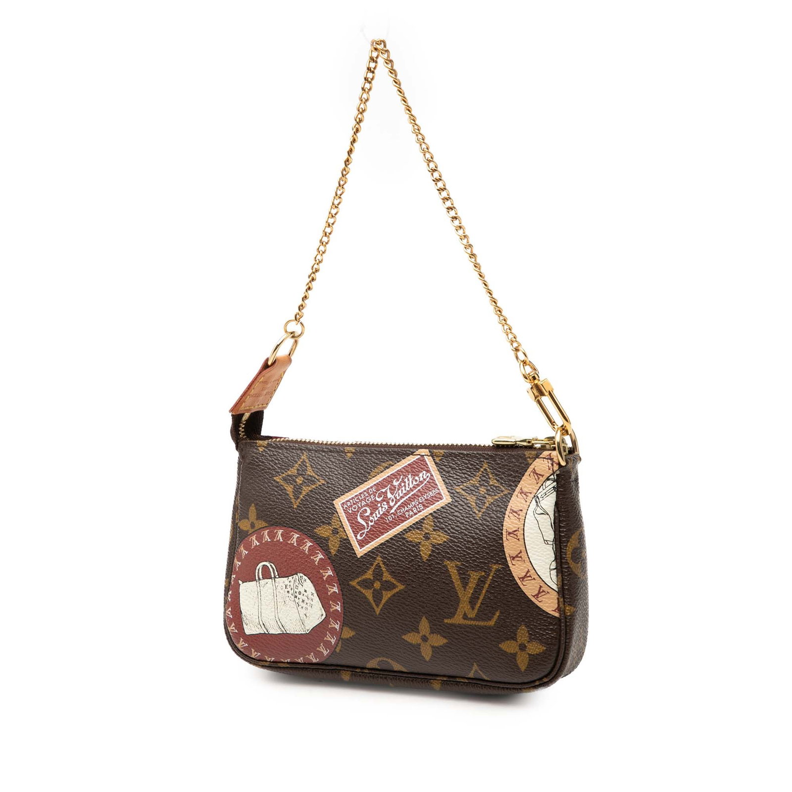 Louis Vuitton Monogram Patch Mini Pochette Bag - 2