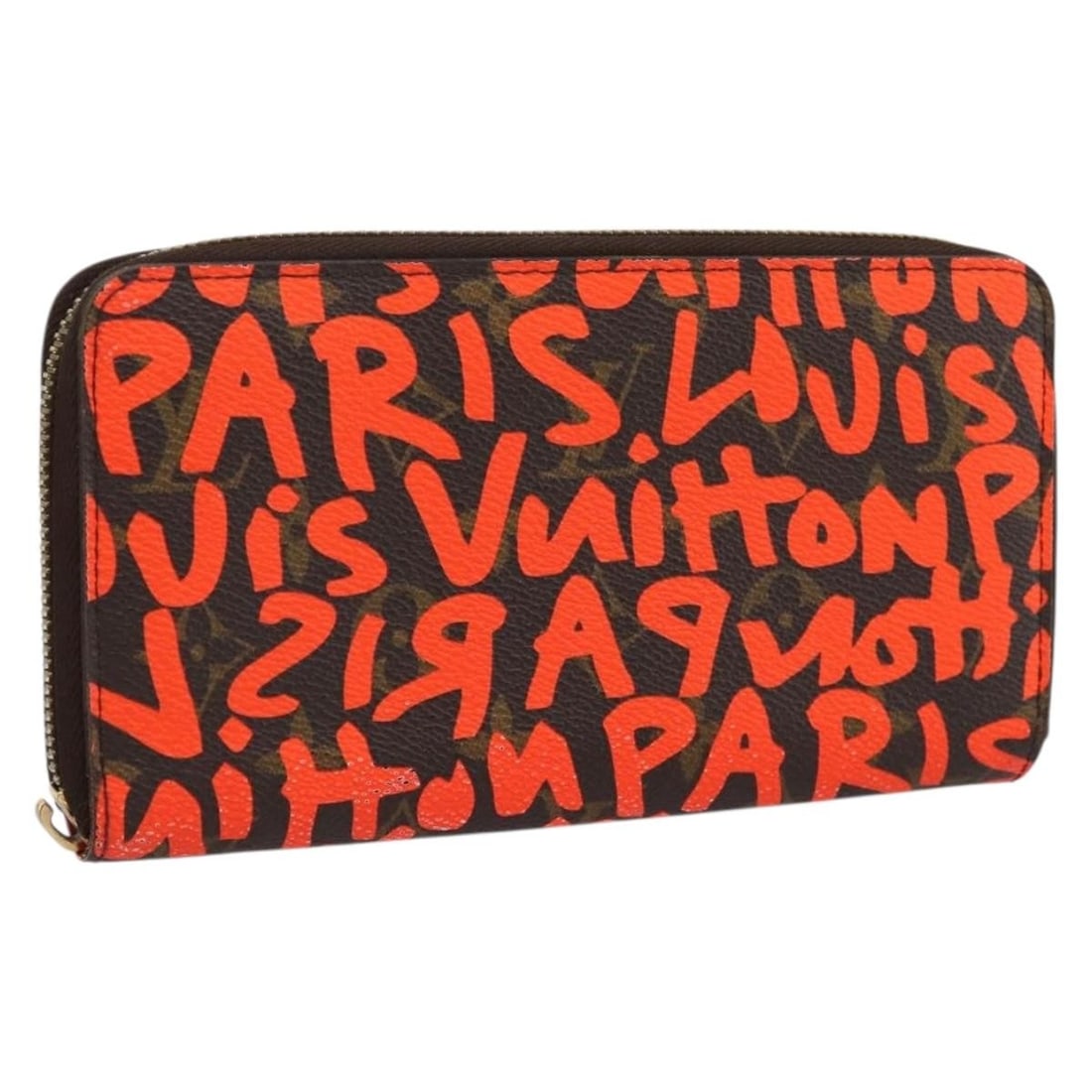 Louis Vuitton M93711 Zippy Long Wallet Monogram Graffiti Orange: Louis Vuitton M93711 Zippy Long Wallet Monogram Graffiti Orange Louis Vuitton Monogram Graffiti Zippy long wallet in Monogram/Orange canvas. This women's wallet is made in Spain and includes only the 