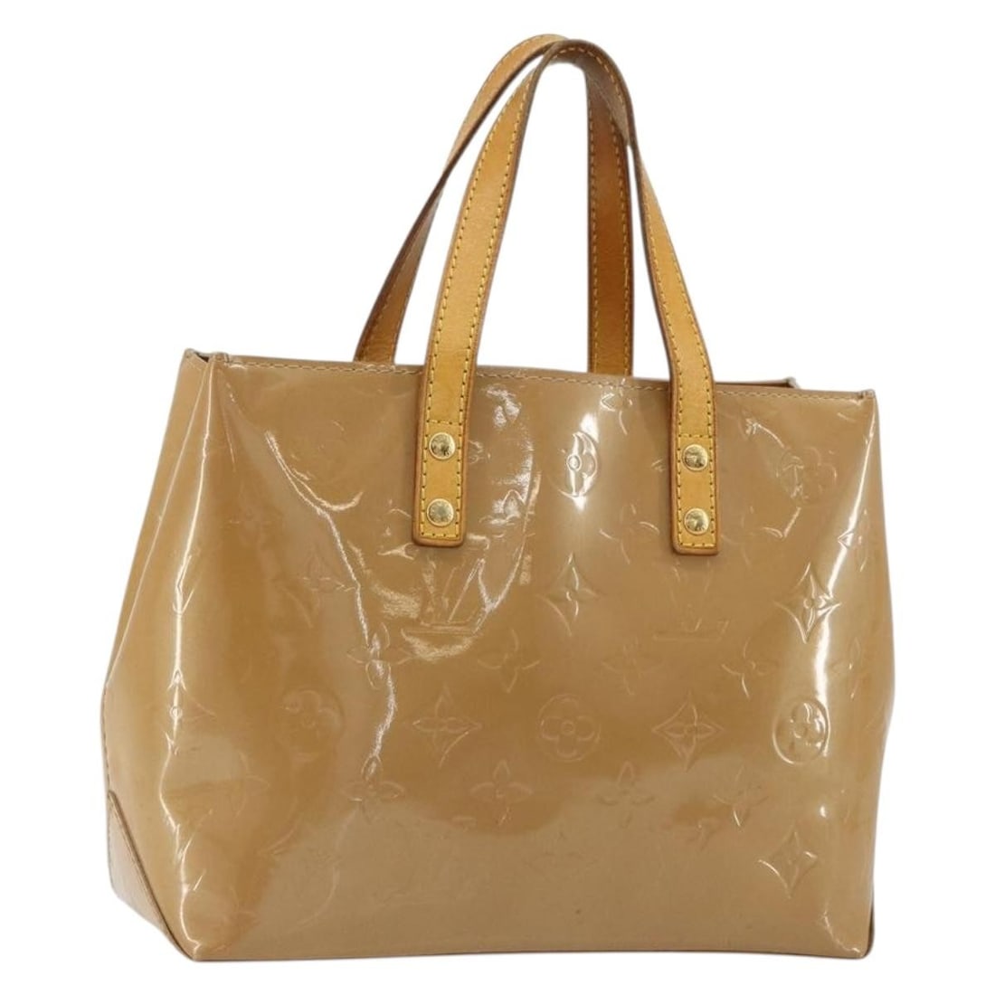 Louis Vuitton Reade PM Vernis Patent Leather Handbag Noisette M91334: Louis Vuitton Reade PM Vernis Patent Leather Handbag Noisette M91334 Louis Vuitton Monogram Vernis Reade PM handbag in Noisette patent leather. This women's handbag was made in France and includes onl