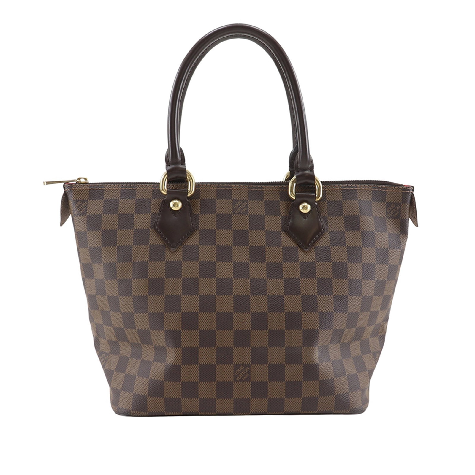 Louis Vuitton Saleya PM Damier Ebene Tote Bag: Louis Vuitton Saleya PM Damier Ebene Tote Bag The Louis Vuitton Damier Ebene Saleya PM is crafted from signature damier ebene canvas and features rolled leather straps, a secure top zip closure, and i
