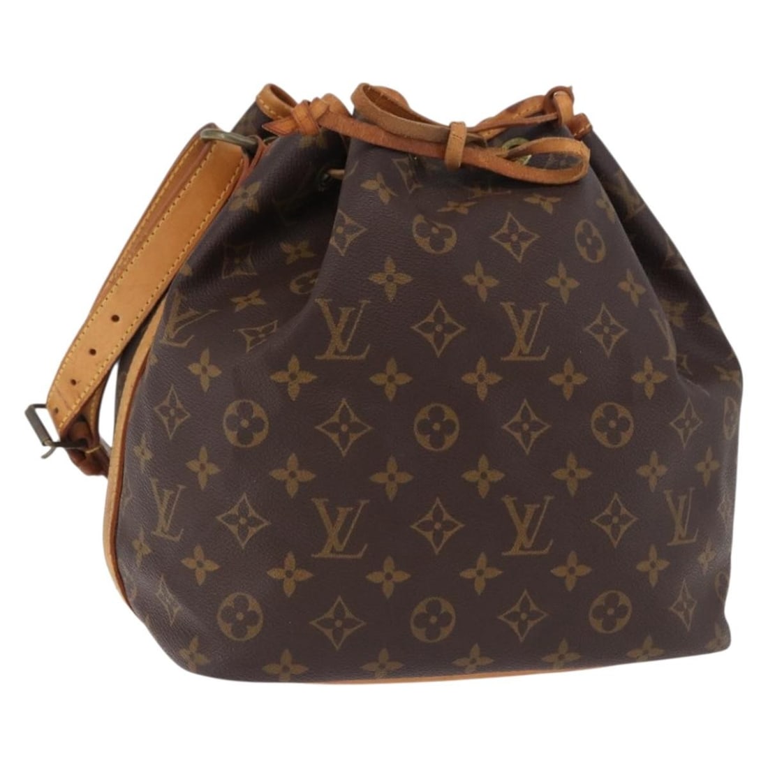 Louis Vuitton M42226 Petit Noe Monogram Canvas Shoulder Bag: Louis Vuitton M42226 Petit Noe Monogram Canvas Shoulder Bag Louis Vuitton Petit Noe shoulder bag in Monogram Canvas, made in France. This women's bag features the classic Monogram color and measures a