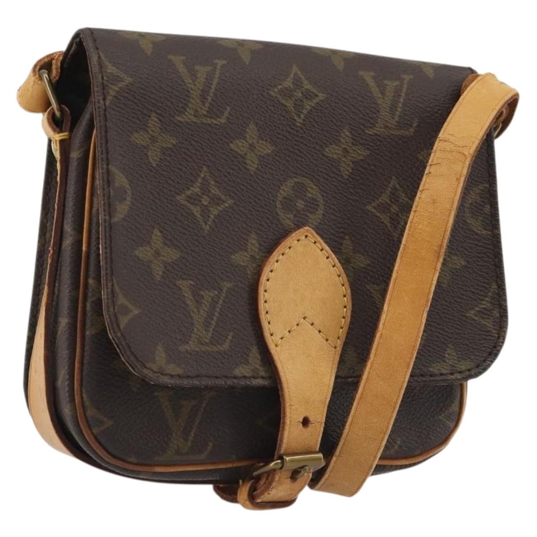 Louis Vuitton M51254 Cartouchiere PM Monogram Canvas Shoulder Bag: Louis Vuitton M51254 Cartouchiere PM Monogram Canvas Shoulder Bag Louis Vuitton Cartouchiere PM shoulder bag in Monogram canvas, made in France. This women's bag is offered as the item only; the origi