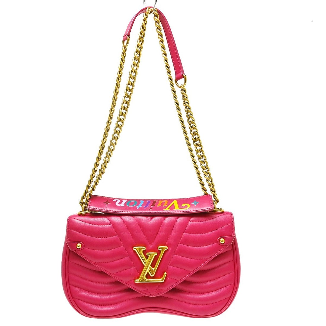 Louis Vuitton New Wave Chain Pink Leather Handbag (1 of 13)