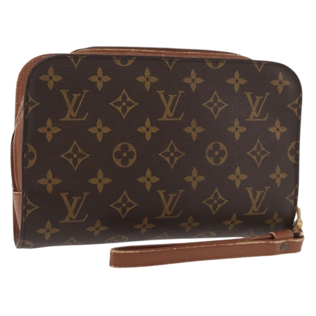Louis Vuitton M51790 Monogram Canvas Clutch Bag: Louis Vuitton M51790 Monogram Canvas Clutch Bag This Louis Vuitton Orsay clutch bag features the signature Monogram Canvas exterior, offering a classic and recognizable look. Designed for women, the b