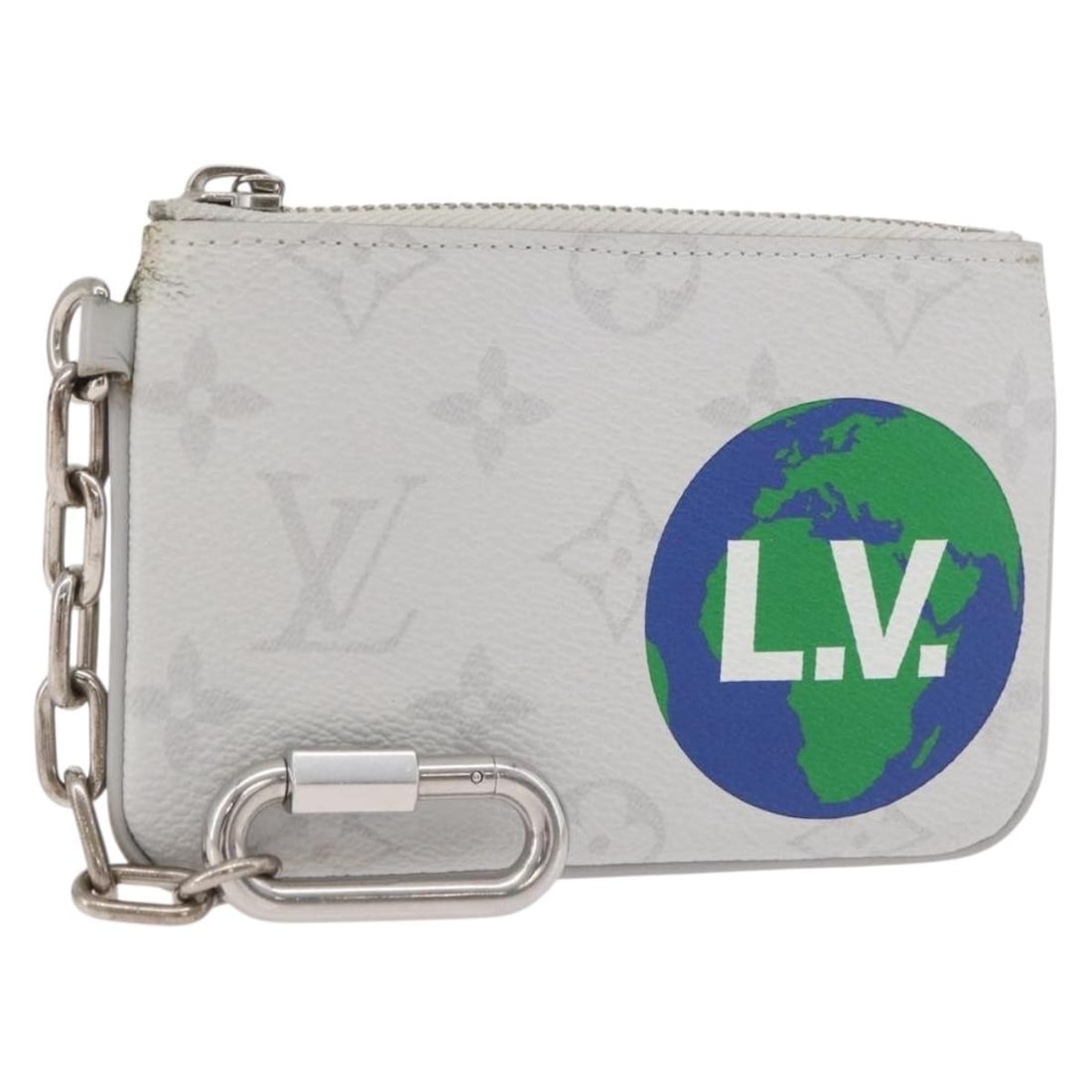 Louis Vuitton M67809 Zippe do PM Monogram Canvas White Pouch: Louis Vuitton M67809 Zippe do PM Monogram Canvas White Pouch Louis Vuitton Monogram Zippe do Pouch PM in monogram and white canvas. This women's pouch includes the dust bag and item box. Condition is 