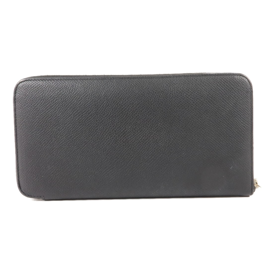 Hermes Silk In Wallet Noir Epsom Calfskin PHW: Hermes Silk In Wallet Noir Epsom Calfskin PHW Hermes Silk In wallet in Noir black Epsom leather with palladium-tone hardware. This women's long zip-around wallet includes a divided interior with multi
