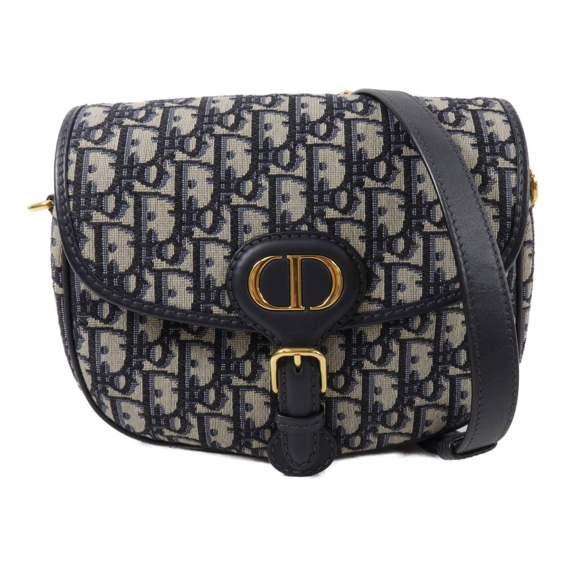 Dior Bobby Medium Shoulder Bag Navy Canvas CD Gold Tone: Dior Bobby Medium Shoulder Bag Navy Canvas CD Gold Tone Medium Christian Dior Bobby shoulder bag in navy canvas with CD GHW detailing. This women's bag features a magnetic pocket, one exterior open po