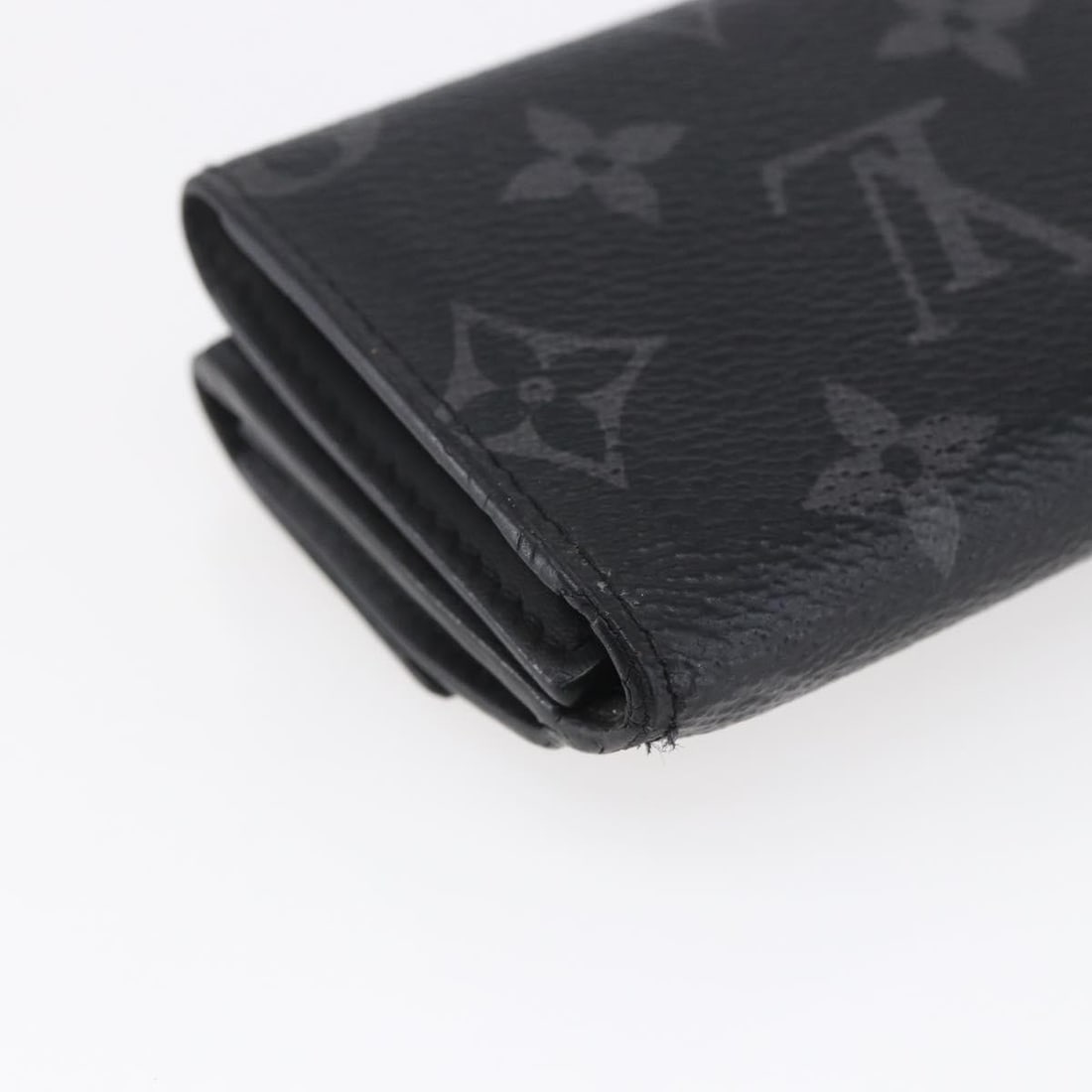 LOUIS VUITTON Monogram Eclipse Compact Wallet M45417 Auth - 15