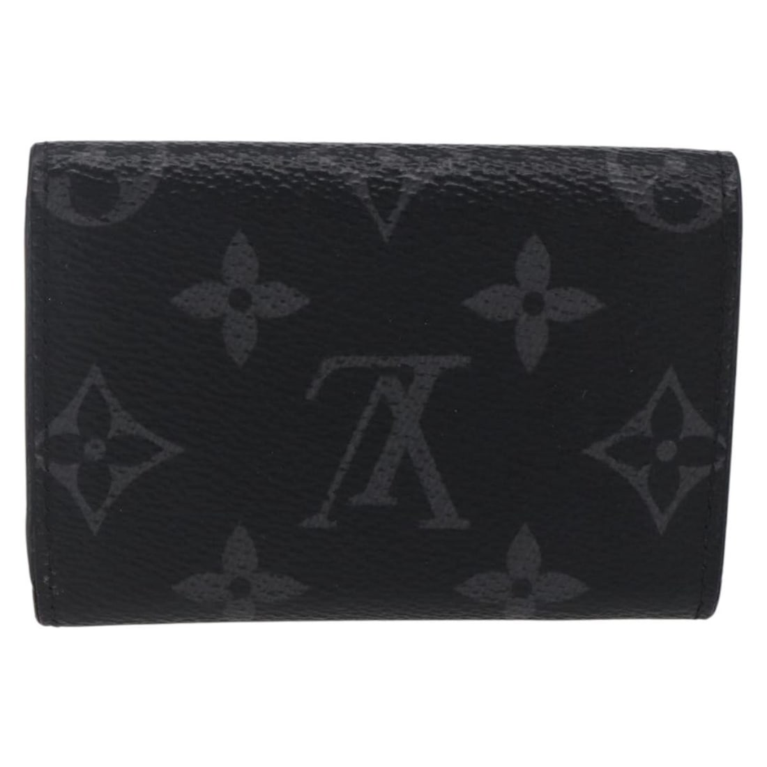 LOUIS VUITTON Monogram Eclipse Compact Wallet M45417 Auth - 2