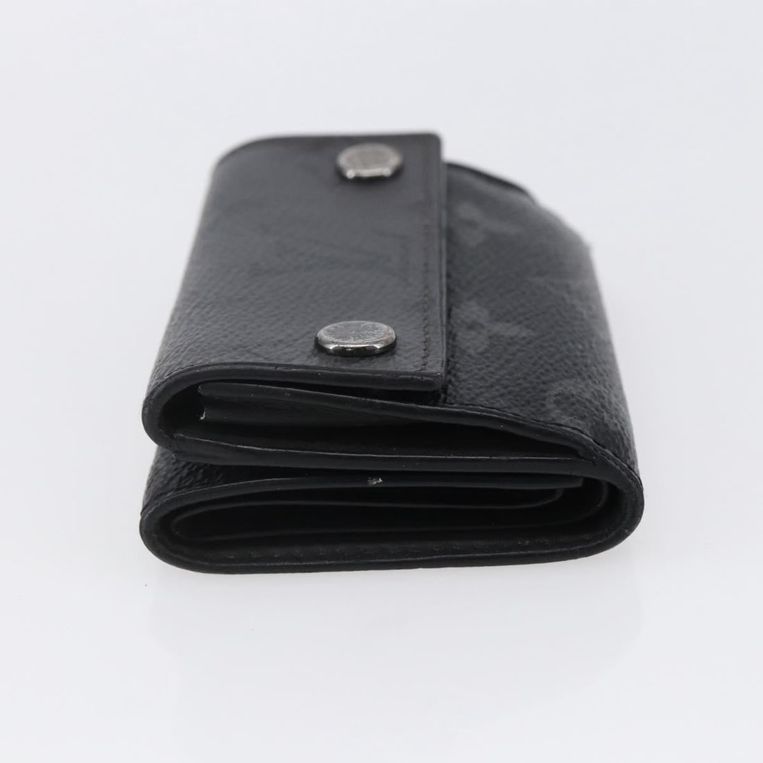 LOUIS VUITTON Monogram Eclipse Compact Wallet M45417 Auth - 3